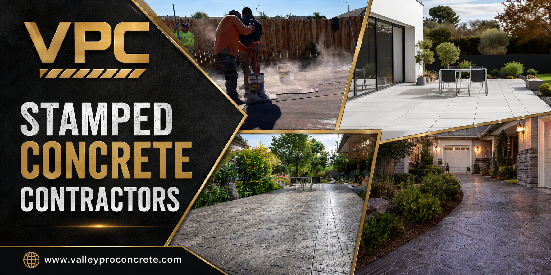 What to Expect When Working with Stamped Concrete Contractors